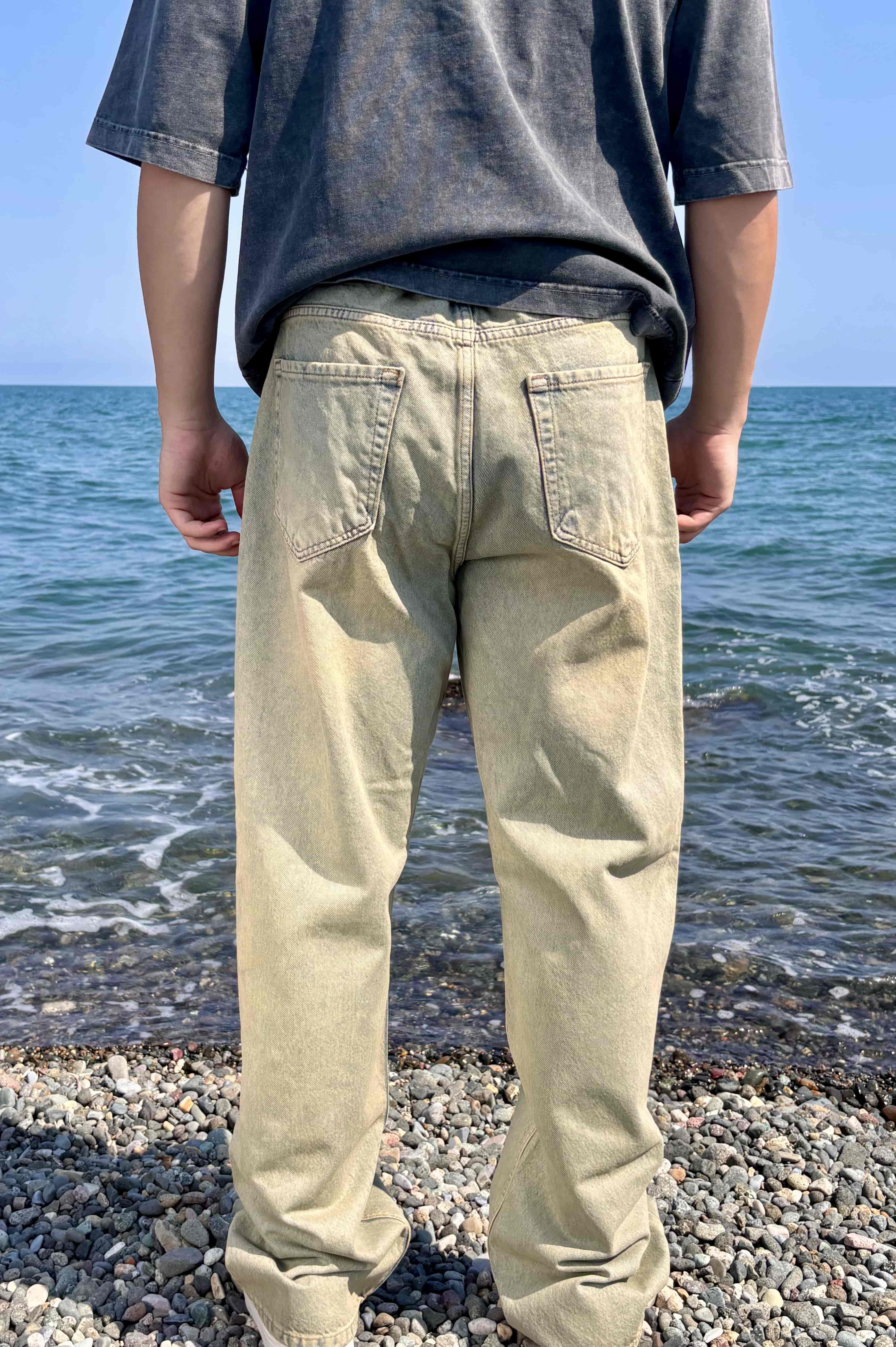 Yıkamalı Premium Loose Fit Jean